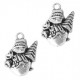 Metal Bohemian charm Snowman Silver